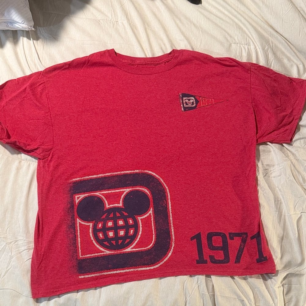 Disney Red Mickey Mouse Graphic Tee